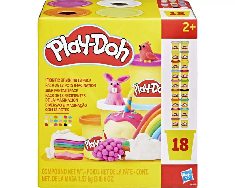 Play-Doh Knetmasse Play-Doh Fantasie 18er Pack assortiert