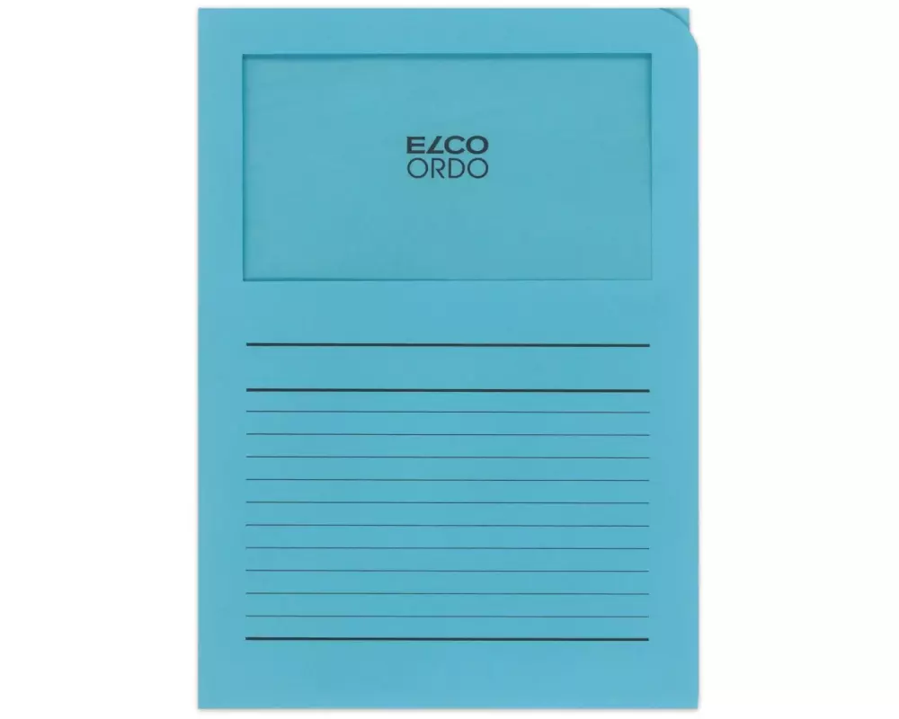 ELCO Sichthülle Ordo Classico A4 Blau, 10 Stück