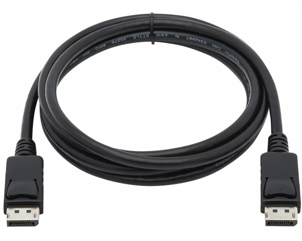 EATON TRIPPLITE DisplayPort Cable with Latches, 4K, 60Hz, M/M, 10ft. 3.05m