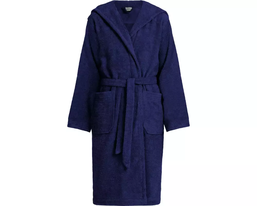 Möve Superwuschel Bademantel Grösse 140, Dunkelblau