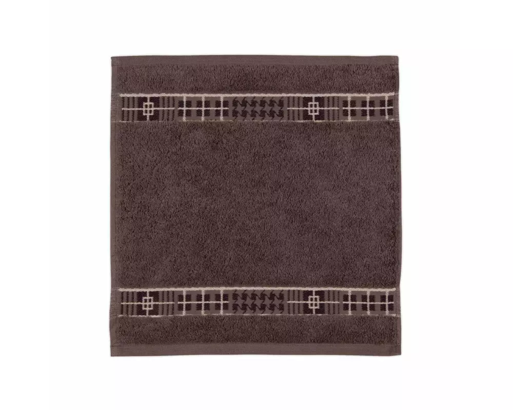 Frottana Waschlappen Fjord 30 x 30 cm, Aschbraun