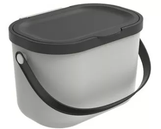 Rotho Komposteimer Albula 3.2 l, Mistletoe Weiss