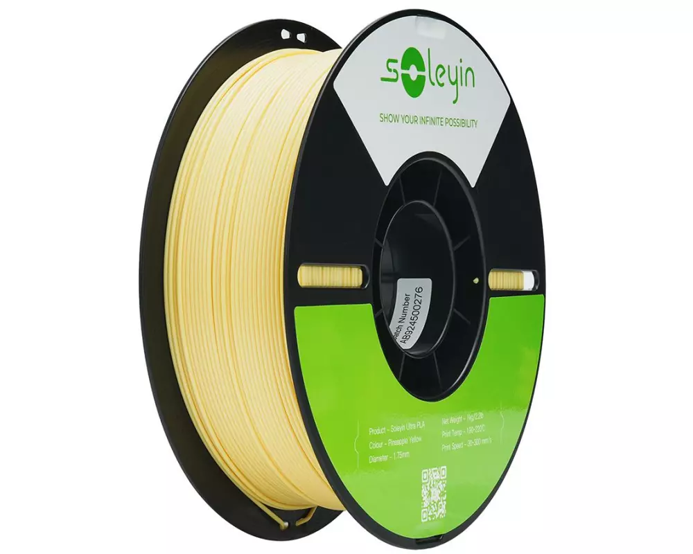 Creality Filament Soleyin Ultra-PLA Gelb 1.75 mm 1 kg