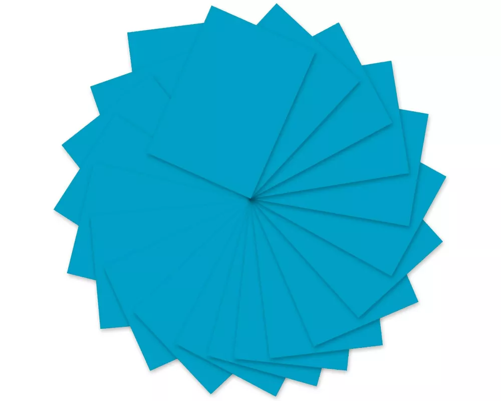 URSUS Tonzeichenpapier A4, 130 g/m², 100 Blatt, Californiablau