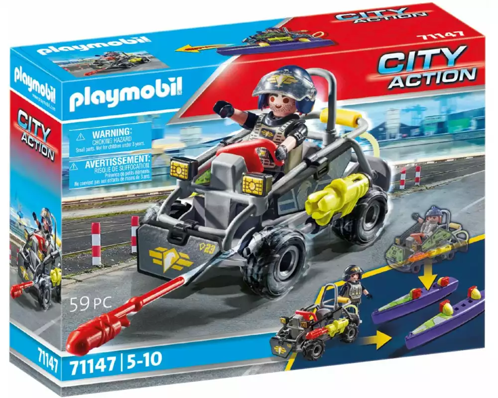 Playmobil City Action SWAT-Multi-Terrain-Quad 71147