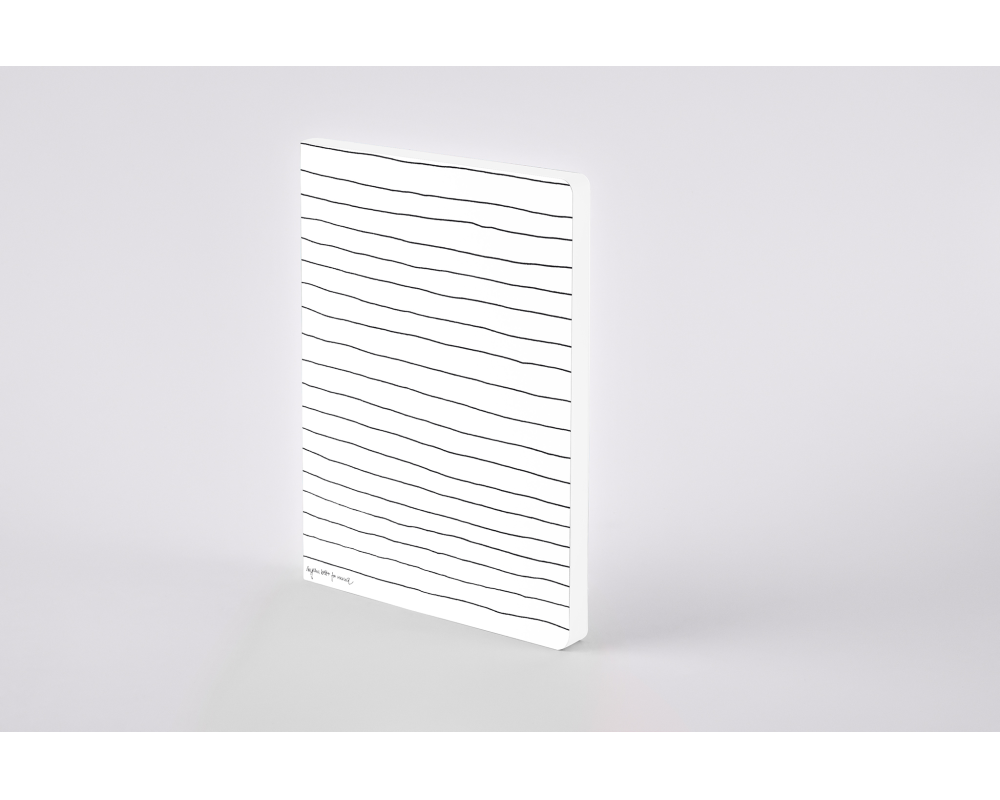 NUUNA Notizbuch Graphic 55508 22x16.5cm Lines, 176 S.