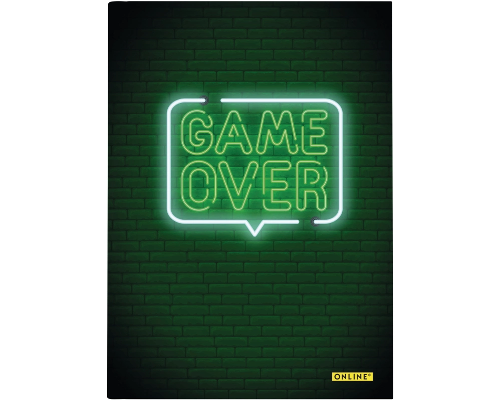 ONLINE Kladde Game Over A5 07926/6 80g, 96 Blatt, dotted