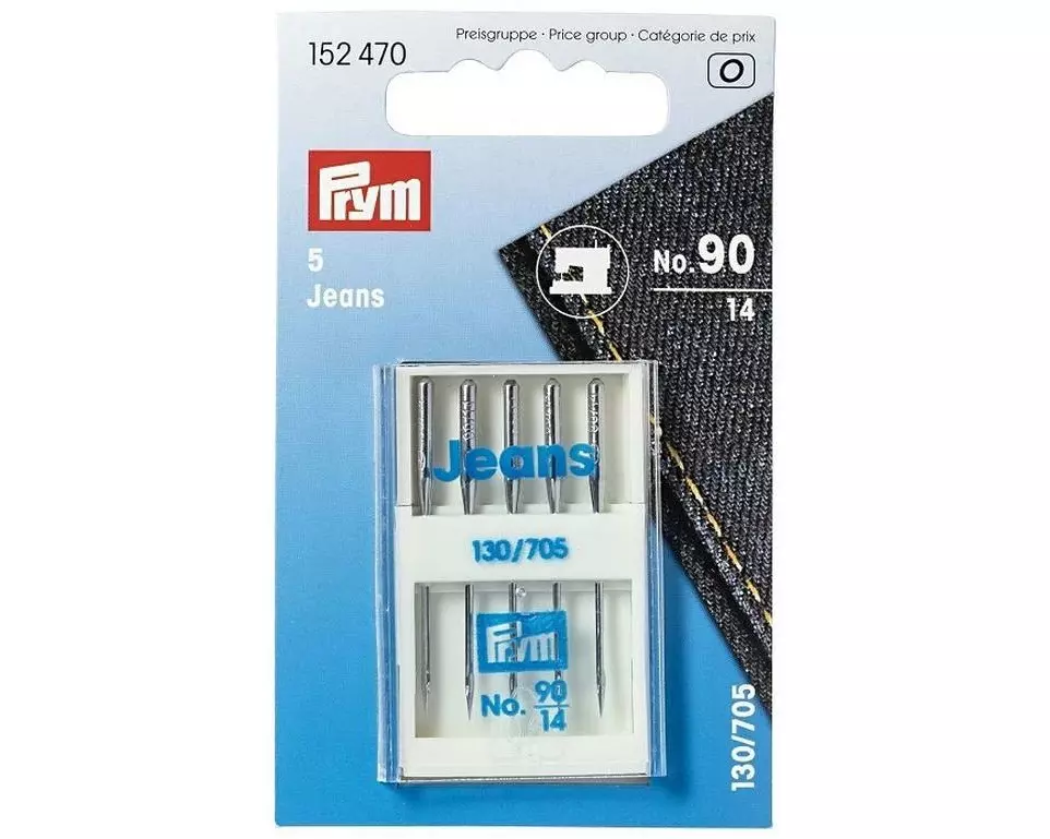 Prym Nähmaschinennadel Jeans Nr. 90, SB5