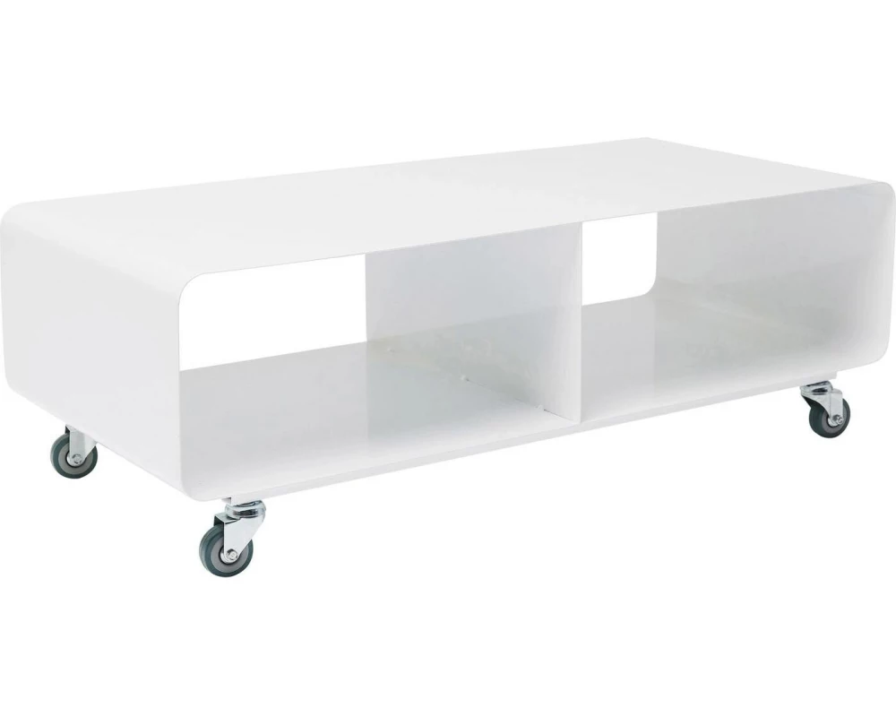 Kare TV-Möbel Lowboard Lounge M 90 x 30 cm, Weiss