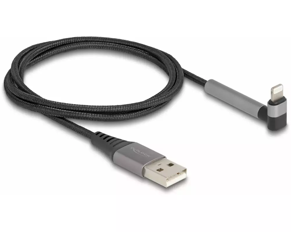 Delock USB 2.0-Kabel mit Ständerfunktion USB-A - Lightning 1.5 m