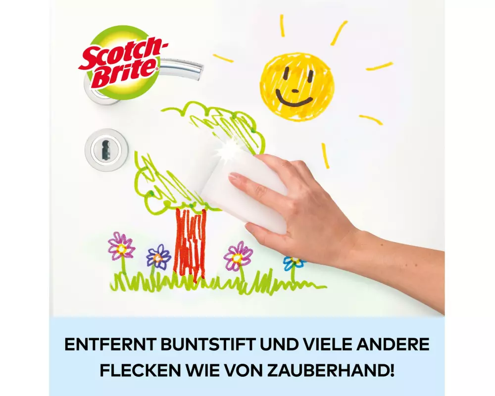 Scotch-Brite Flecken-Radierer Scotch-Brite 6 Stück