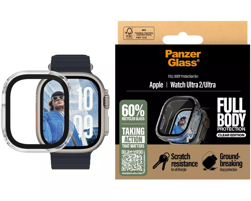 Panzerglass Full Body Protection Apple Watch Ultra 2 Transparent