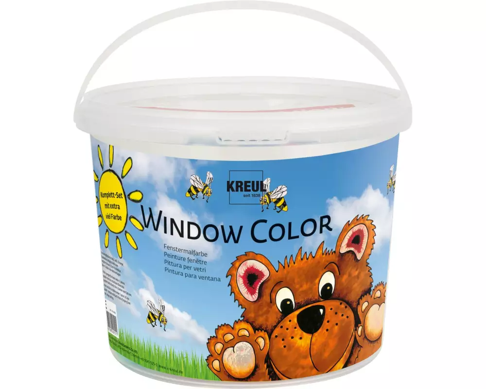 Kreul Fensterfarbe Window Color Powerpack Bär 11-teilig
