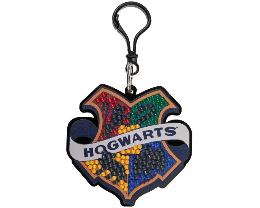 CRAFT Buddy Schlüsselanhänger Crystal Art Anhänger Hogwarts Badge