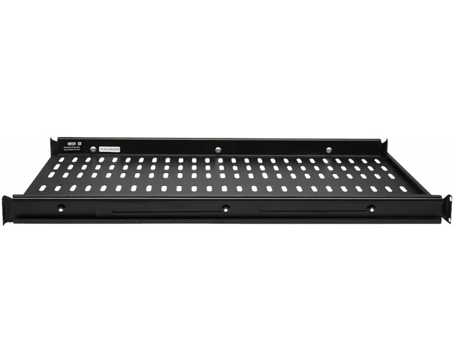 EATON TRIPPLITE SmartRack Adjustable-Deep, Steel Rack Shelf - 1U, Vented, 250 lb. 113 kg Capacity