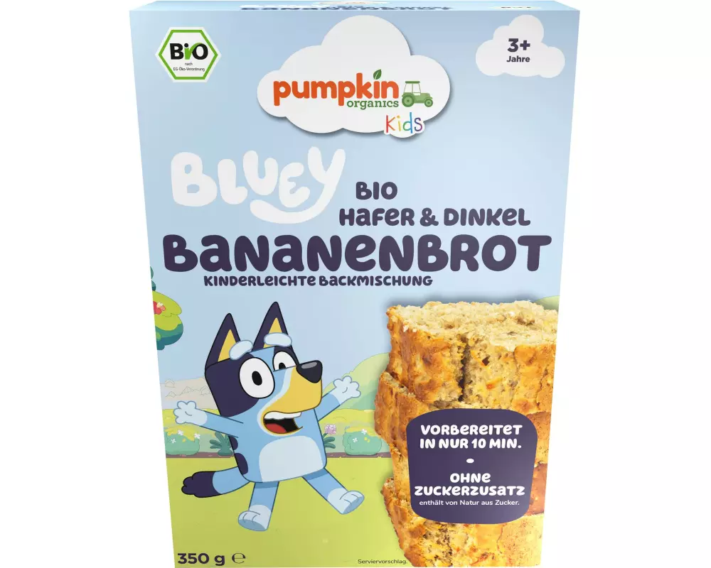 pumpkin organics Bluey Bananenbrot 350 g