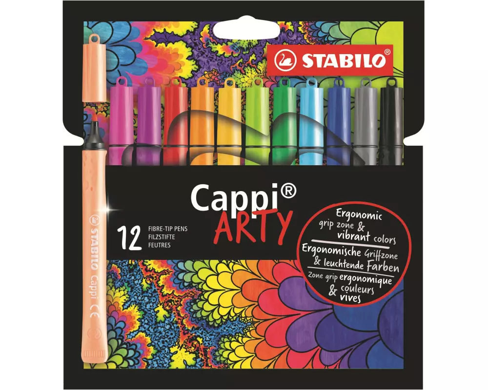 STABILO Fineliner Pen68 Arty, 12 Stück