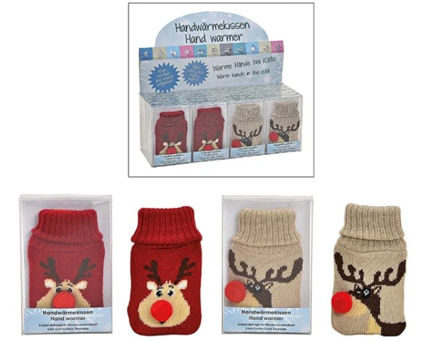 ROOST Taschenwärmer Rentier 10025387 Strickzeug