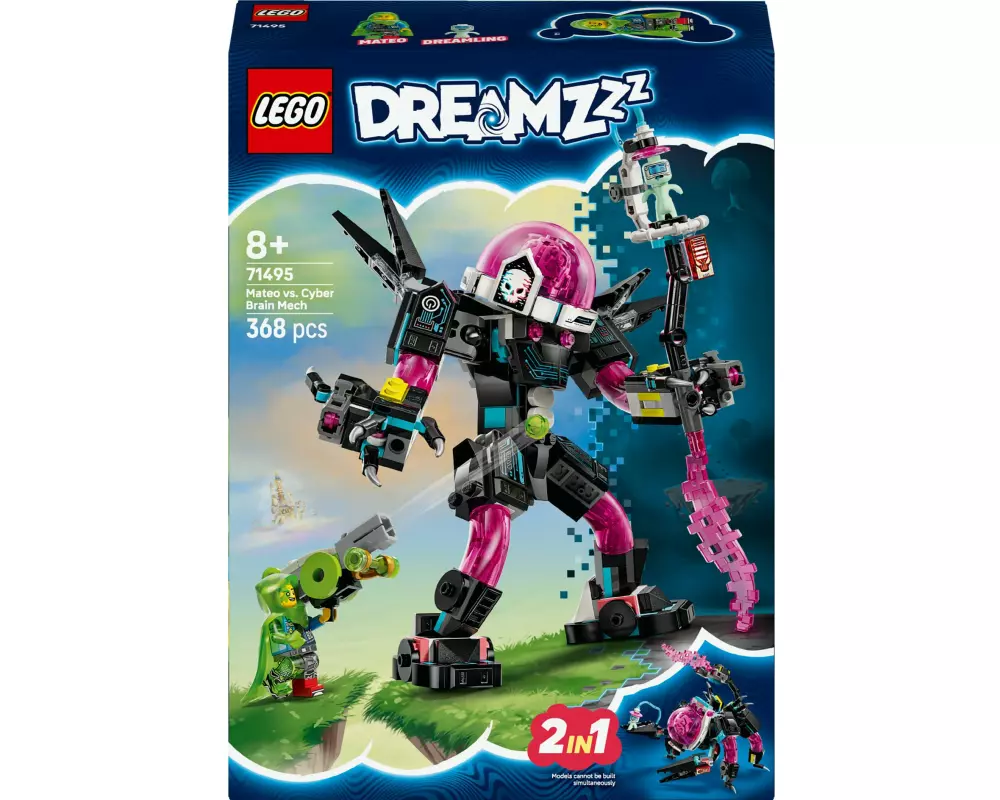LEGO® DreamZzz Mateo vs. Cyberhirn-Mech 71495