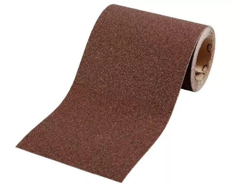 kwb Schleifrollen Korund 5 m 115 mm K80