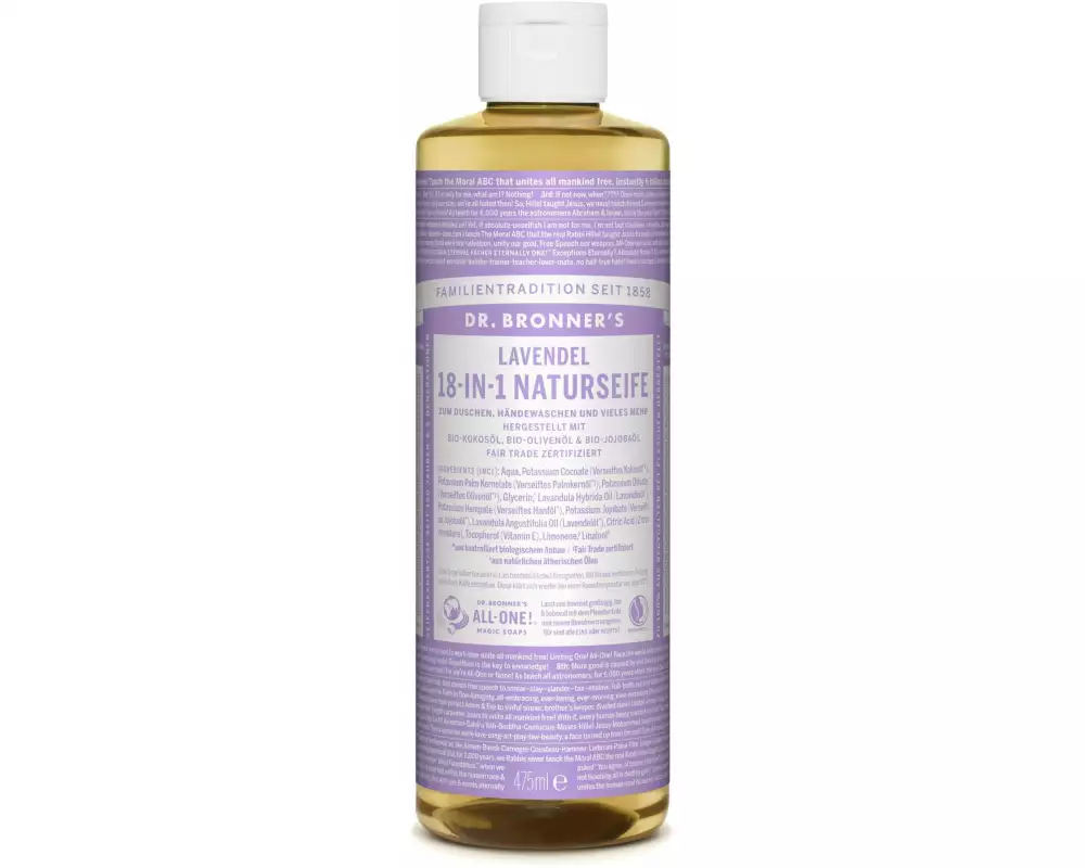Dr.Bronner's Flüssigseife 18-in-1 Lavendel 475 ml