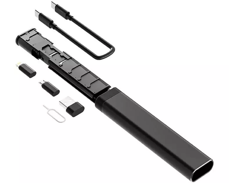 omnicharge Adapter Omni Connect-Kit 6 in 1 Kabel, 8 Karten Fächer