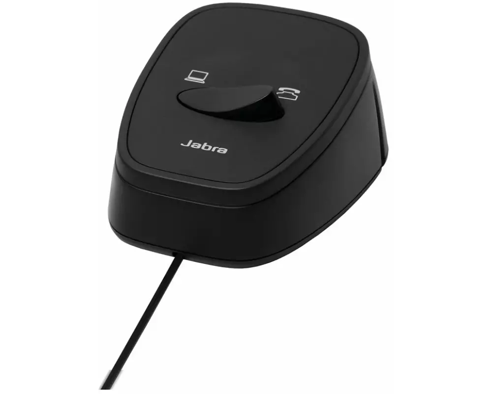 Jabra Link 180 Switch seamlessly between desk and softphone Plug Play solution for corded Jabra Headsets
