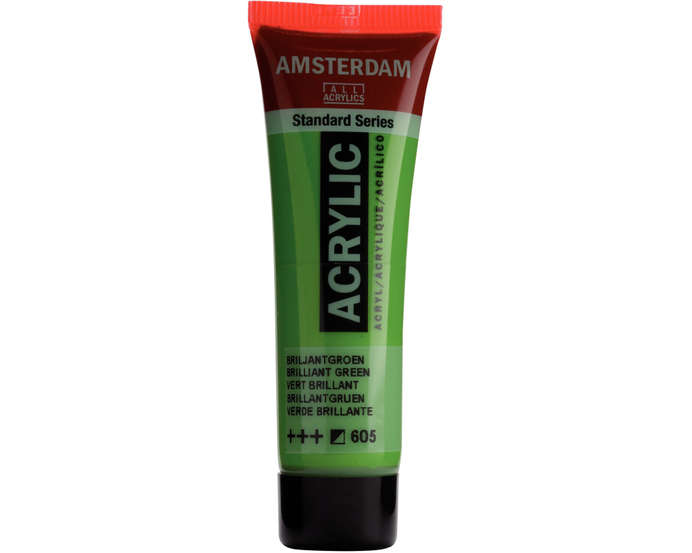 AMSTERDAM Acrylfarbe 20ml 17046050 Brillantgrün 605