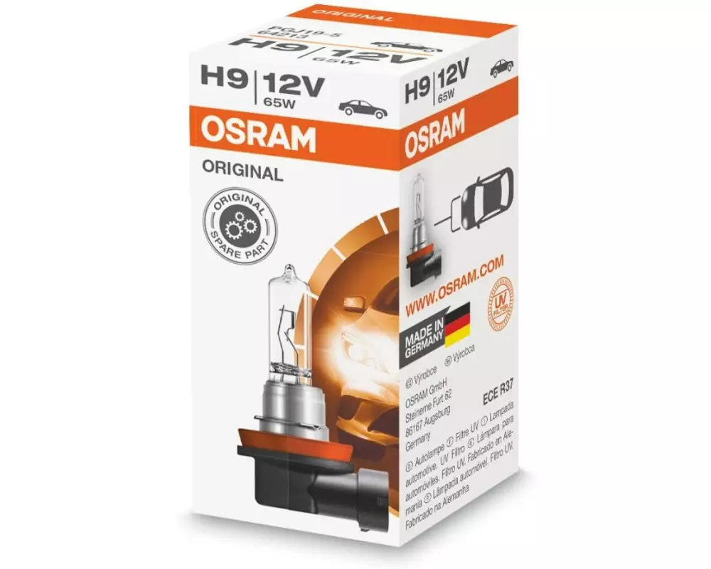 OSRAM Glühlampe H9 12V 65W PGJ19-5 PKW