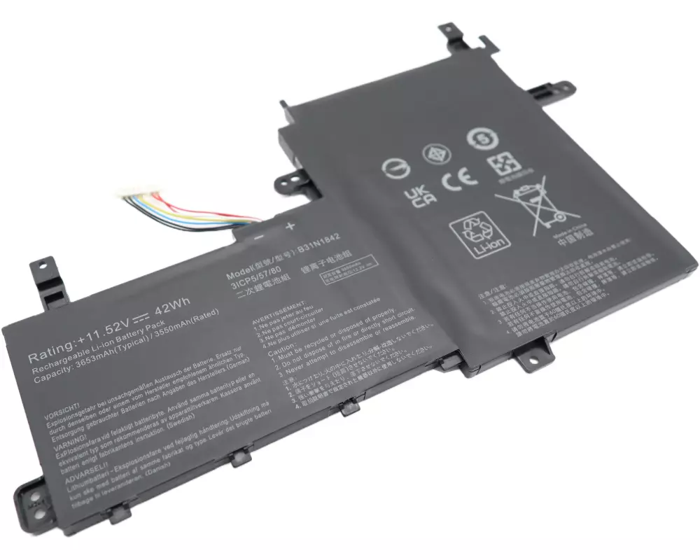 Vistaport Akku für Notebook Asus VIS-08-VIVO15