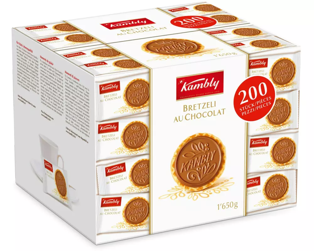 Kambly Guetzli Bretzeli au Chocolat 200 Stück