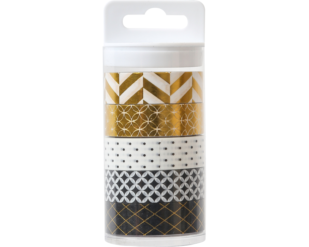 I AM CREATIVE Washi Tape Set 6 4085.113 15mmx5m, 5 Stück