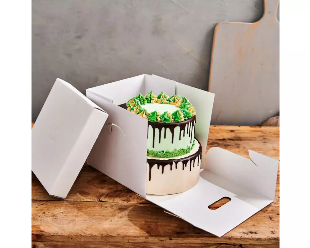 Funcakes Tortenbox weiss 37 x 37 x 45 cm