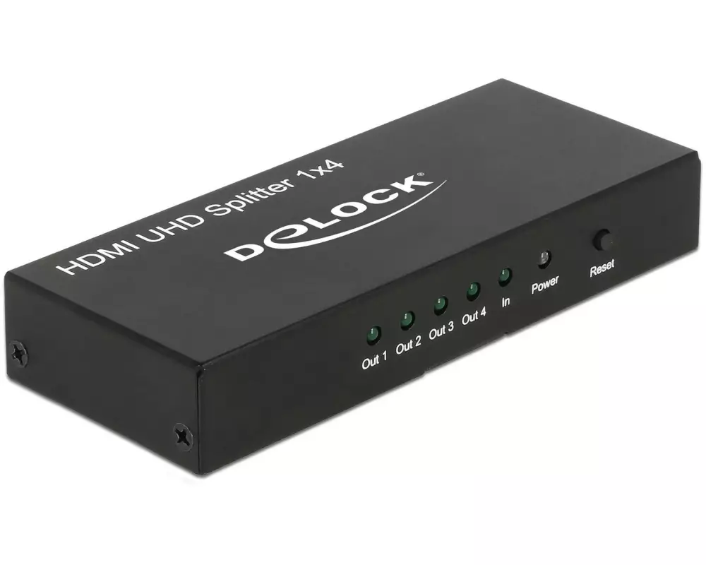 Delock 4-Port Signalsplitter HDMI - HDMI 4K/60Hz