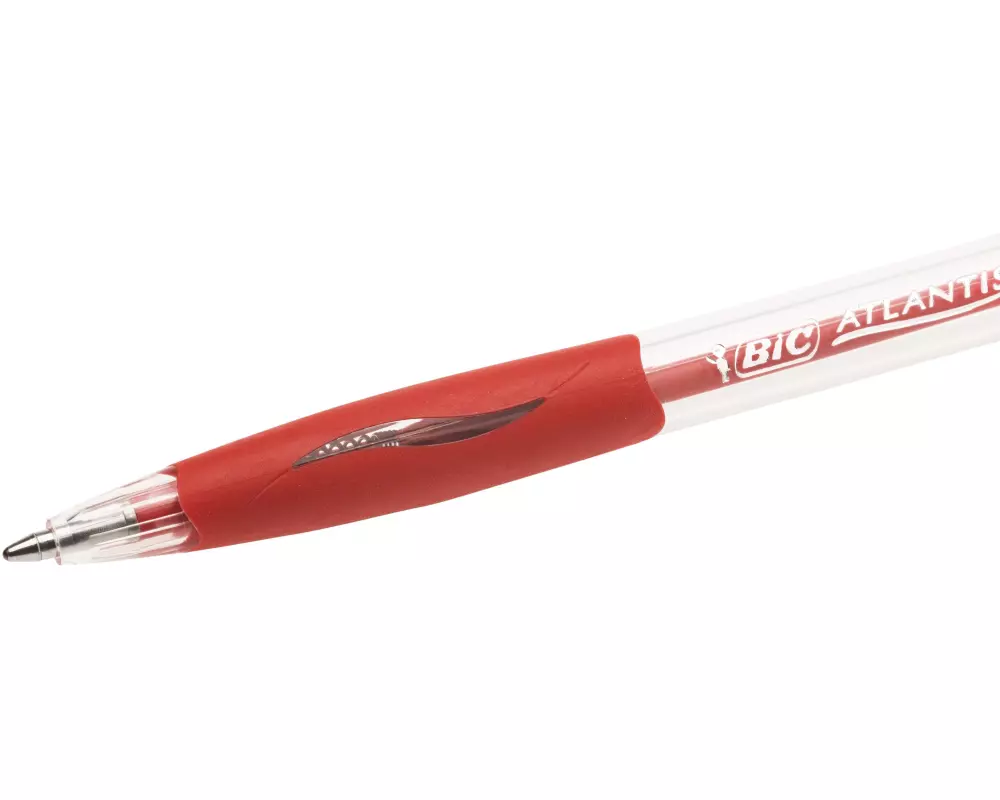 BIC Kugelschreiber Atlantis Classic 0.32 mm, Rot, 12 Stück