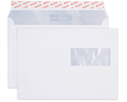 ELCO Couvert Premium m/Fenster C5 32898 100g, weiss 500 Stück