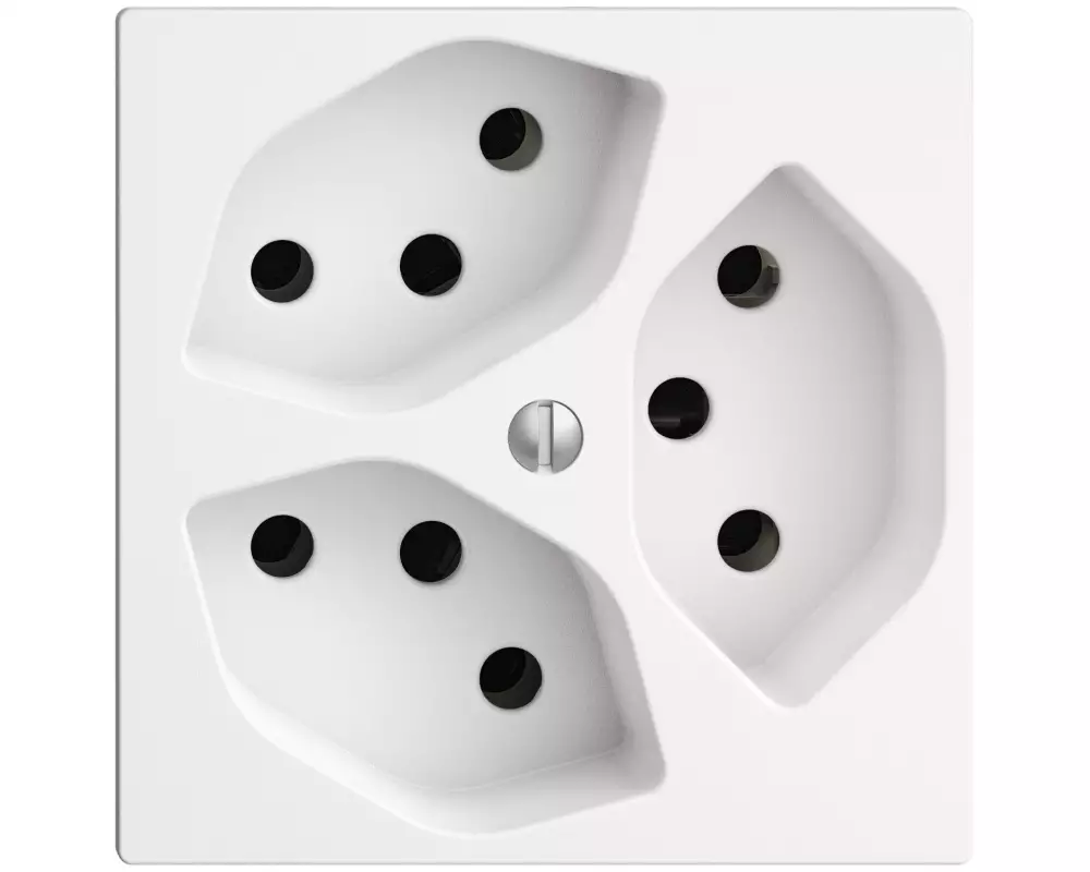 Feller EDIZIOdue UP-Steckdosen 3x T13 Einsatz