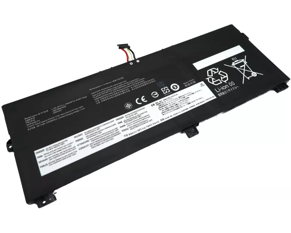 Vistaport Akku für Notebook Lenovo VIS-53-YOGAX390