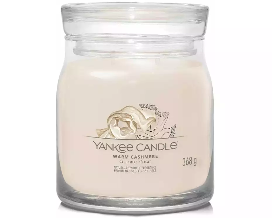 Yankee Candle Signature Duftkerze Warm Cashmere Signature Medium Jar