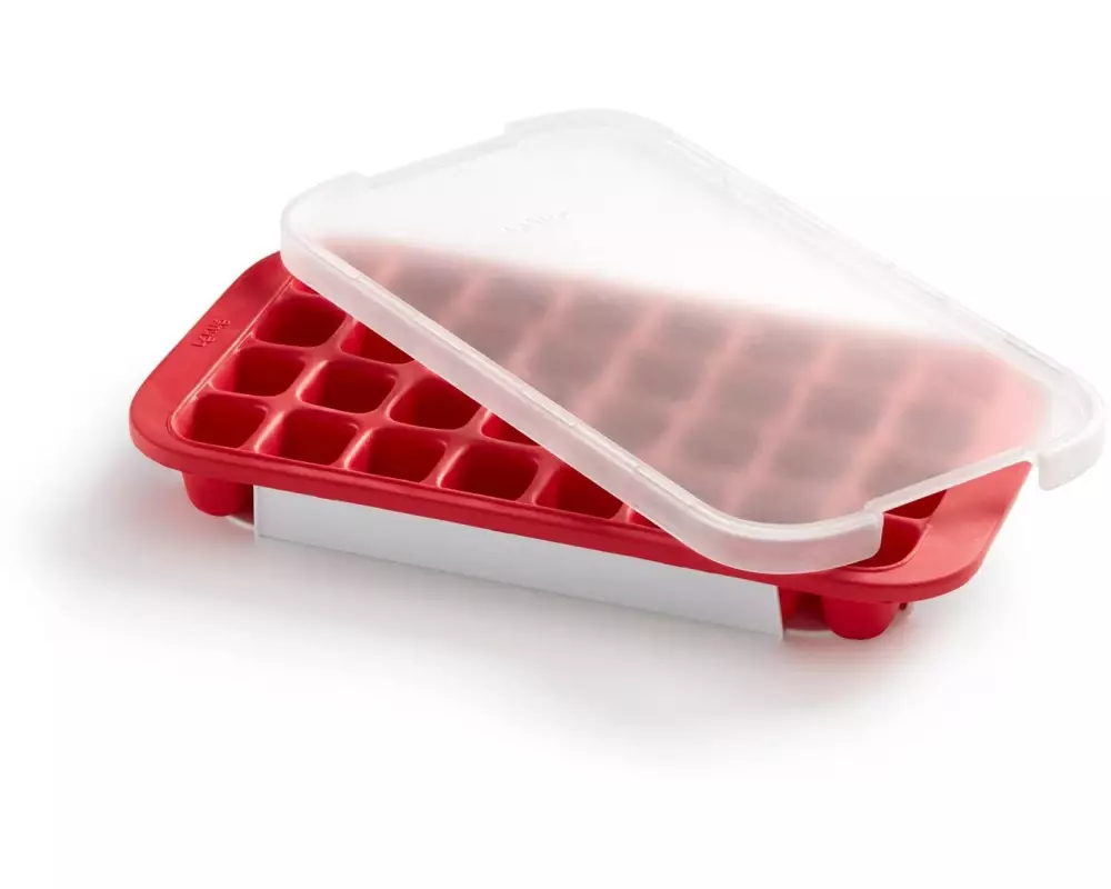 Lékué Eiswürfelform Rot