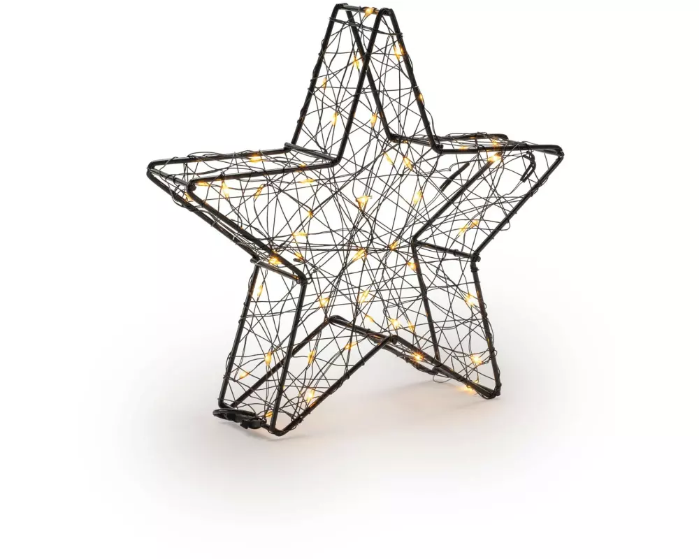 STT Tischdeko 3D Star Nero S, 20 cm