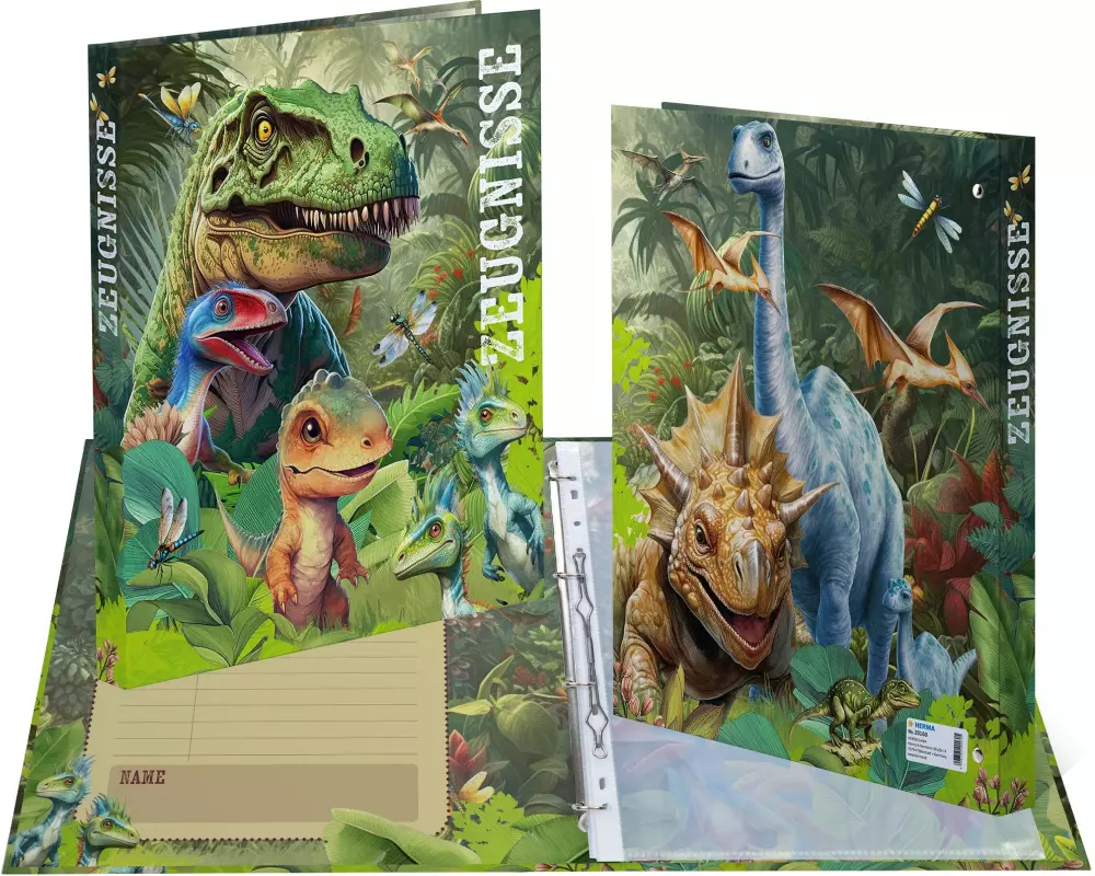 HERMA Ringbuch Zeugnis A4 Dino 1 Stück