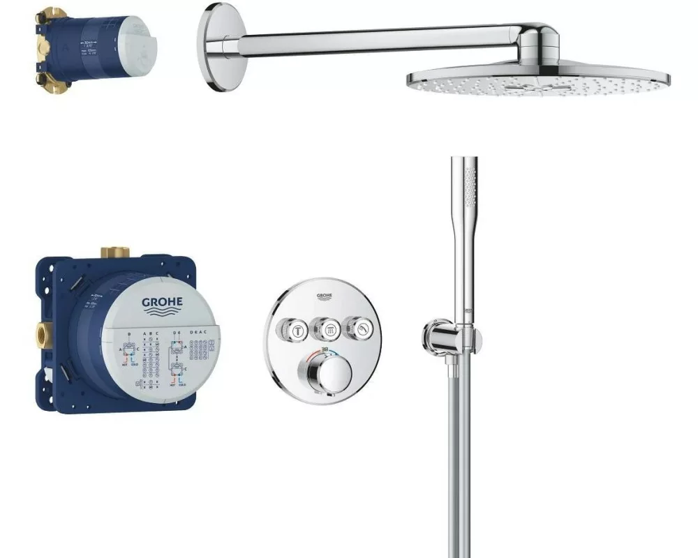 GROHE Precision SmartControl Unterputz-Duschsystem rd 310