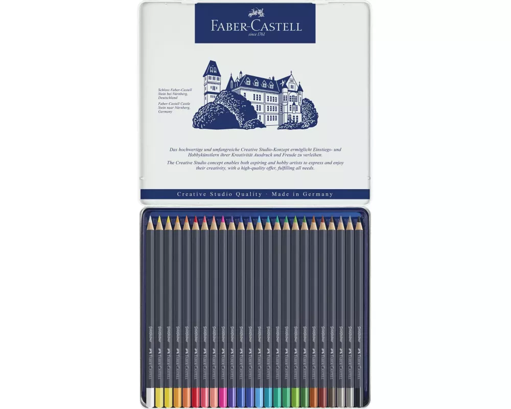 Faber-Castell Farbstifte Goldfaber 24er Metalletui