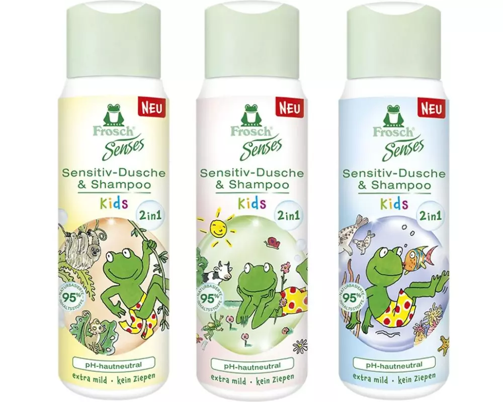 Frosch Kinder Dusche & Shampoo 300 ml assortiert