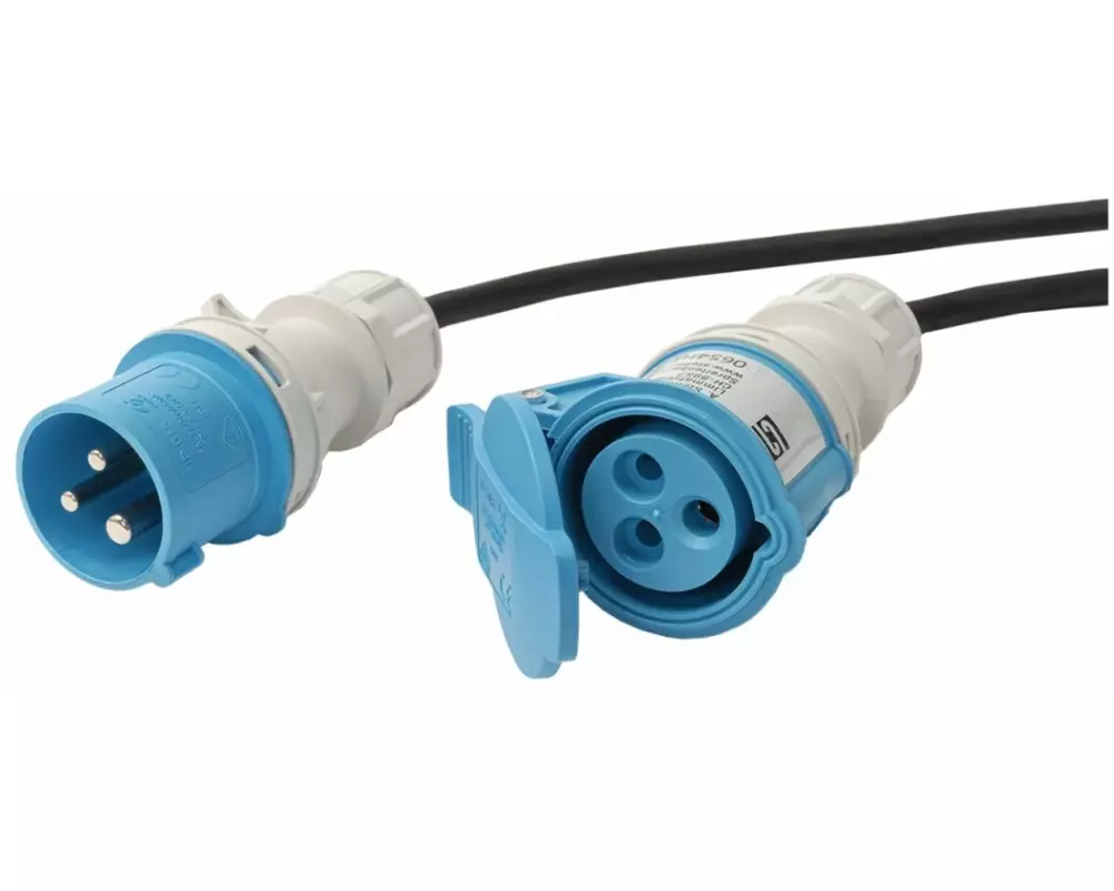 STEFFEN Verlängerungskabel GdV CEE16/3 - CEE16/3 5 m