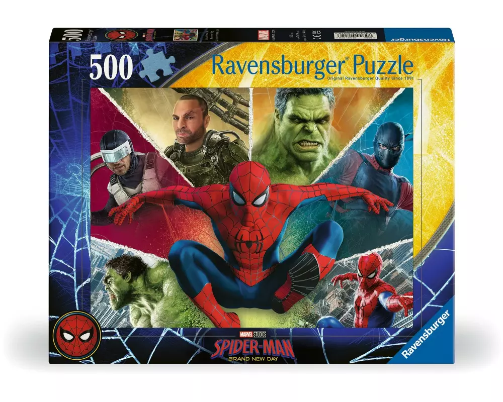 Ravensburger Spider-Man Brand New Day Movie Erwachsenenpuzzle 500 Teile