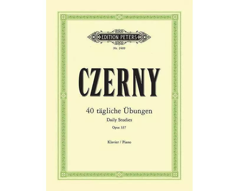 40 tägliche Übungen op. 337