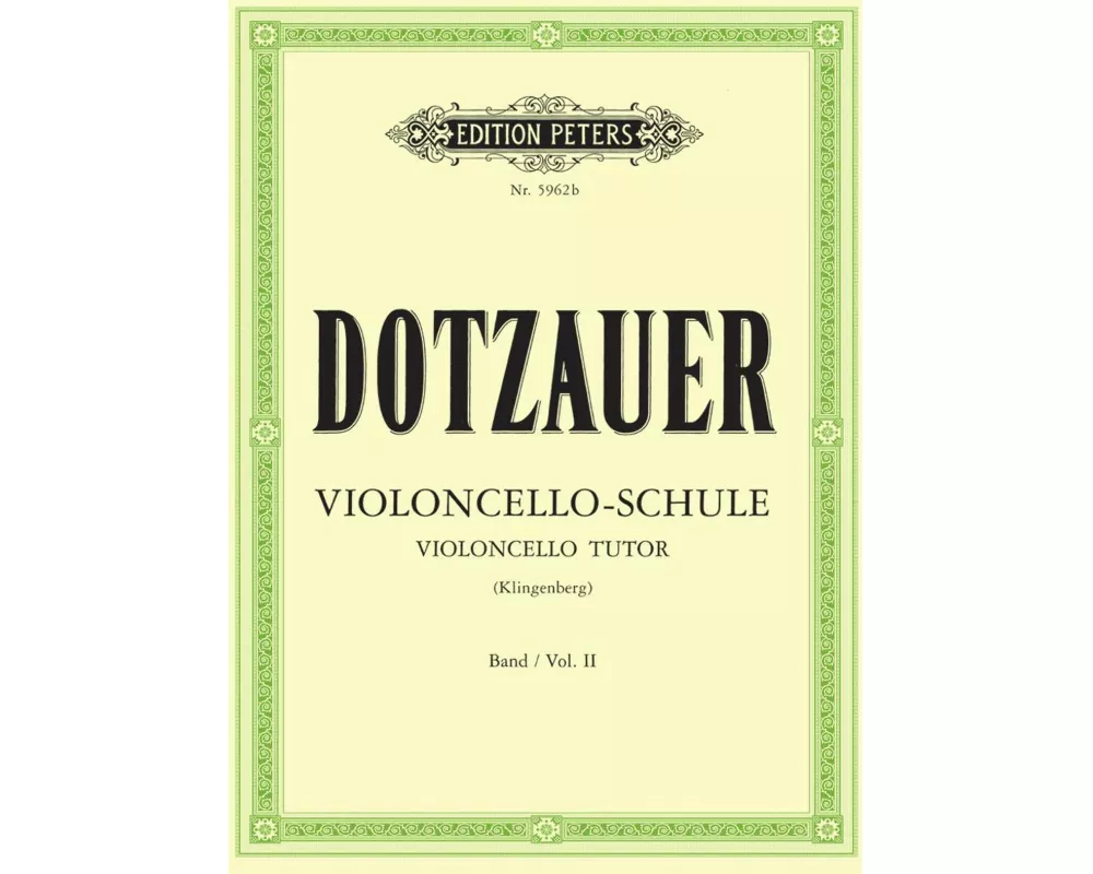 Violoncello-Schule - Band 2: Zweite bis fünfte Lage