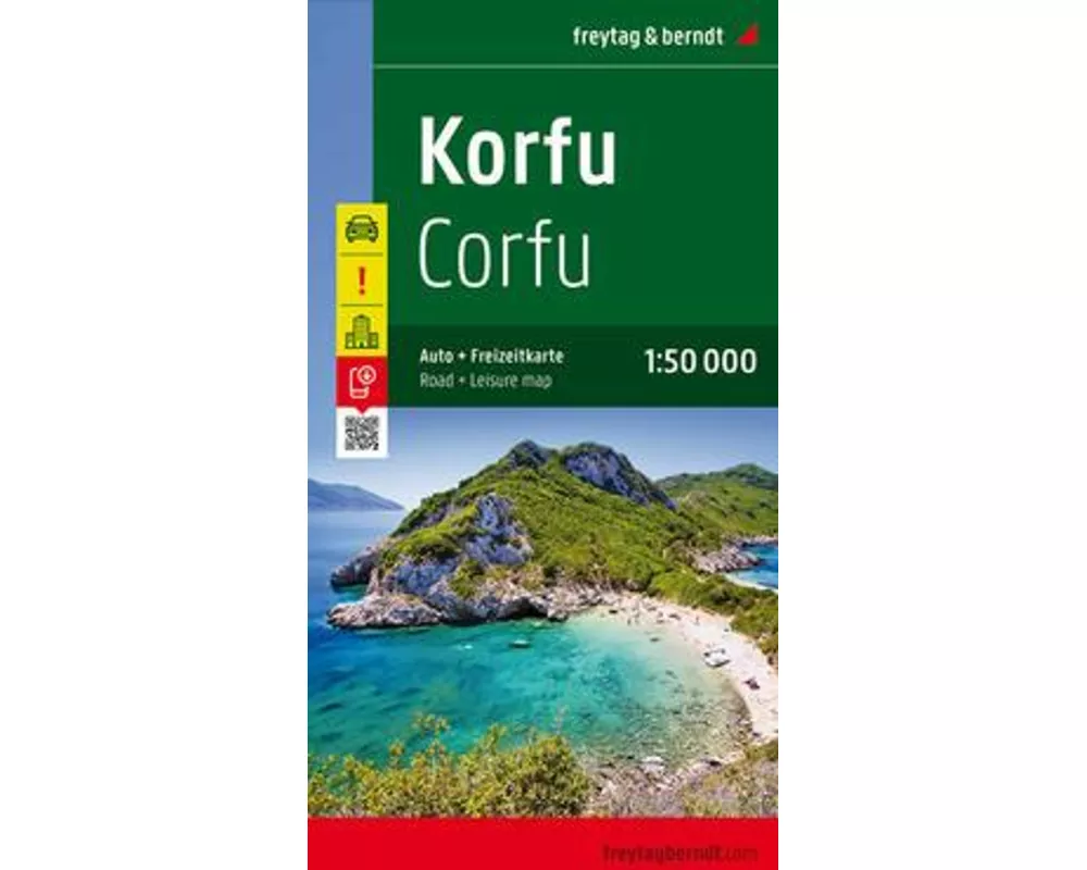 Korfu, Straßen- und Freizeitkarte 1:50.000, freytag & berndt